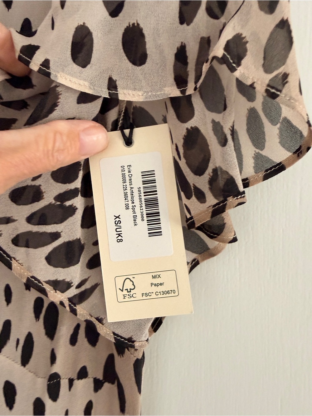 RIXO Evie silk dress BNWT XS - Picture 4 of 4